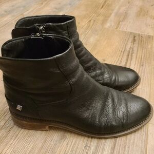 Franco Sarto Leather Ankle Boot Sz 8